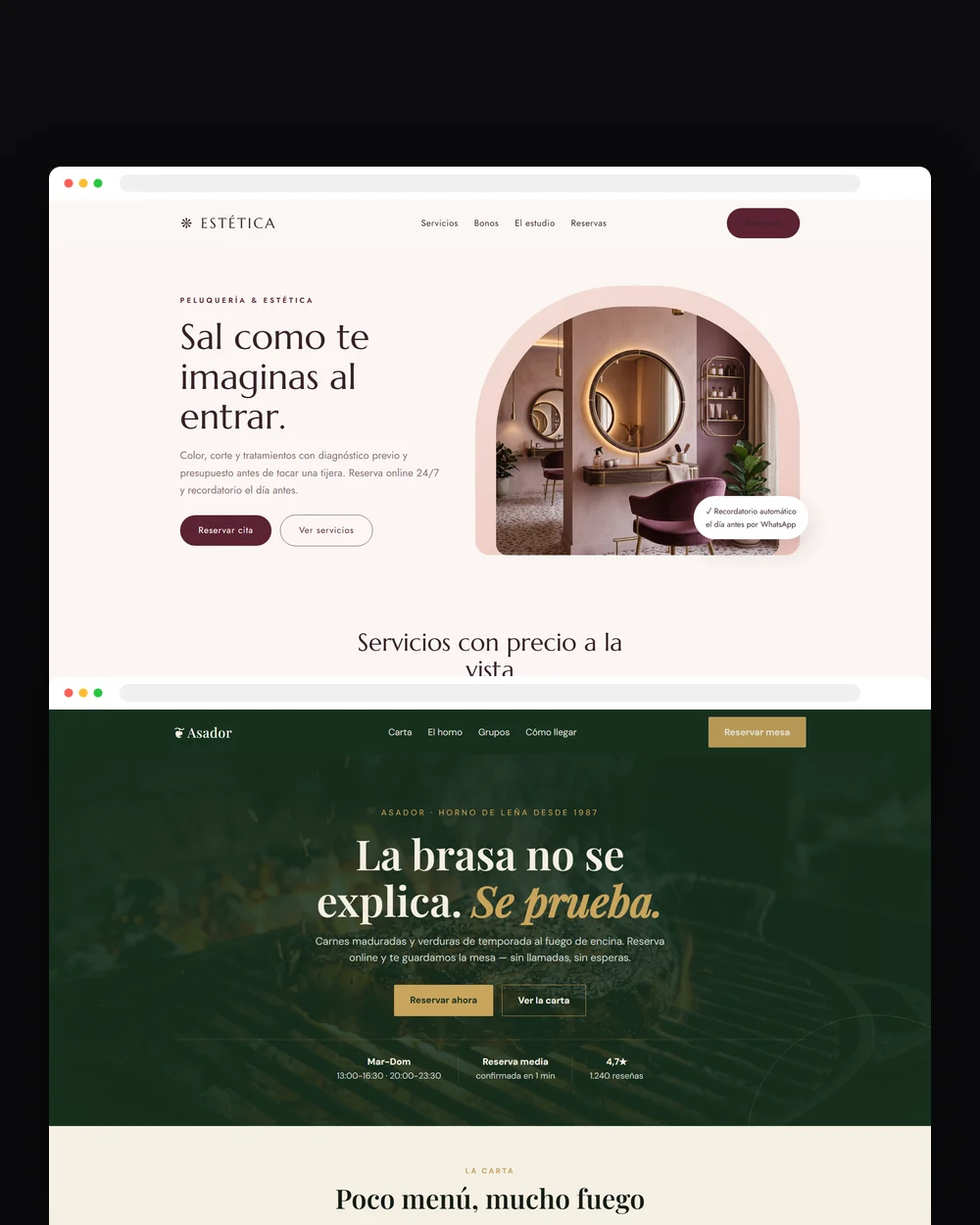 Trabajando en el diseño de una web